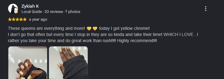 Zykiah K — client review
