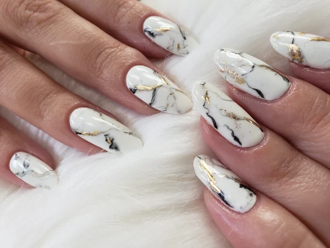Marble with a touch of gold
