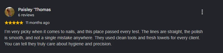 Paisley 'Thomas — client review